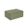 Voir la diapositive 2 : BEST MOBILIER Topaze - pouf - en tissu