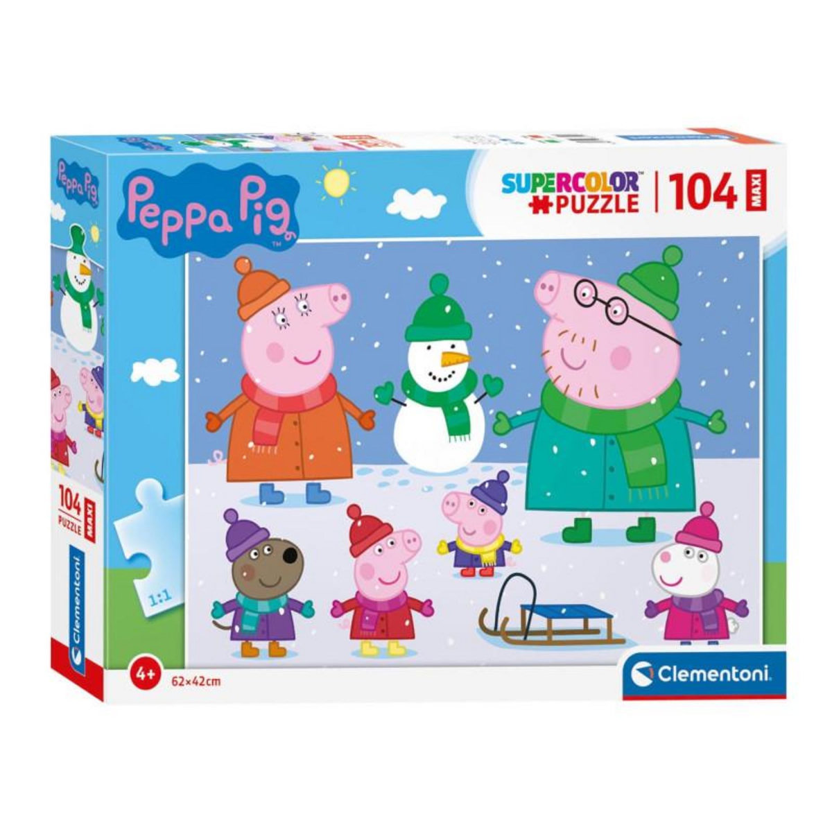 CLEMENTONI Clementoni Maxi Puzzle Peppa Pig, 104st.
