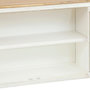 Voir la diapositive 4 : ATMOSPHERA Buffet 3 Portes en Bois  Olbia  180cm Blanc