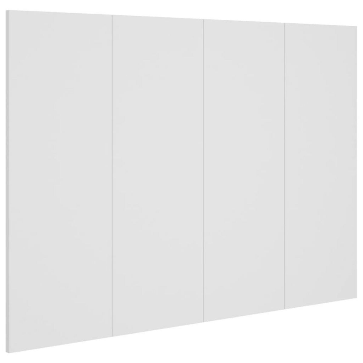 VIDAXL Tete de lit Blanc 120x1,5x80 cm Bois d'ingenierie