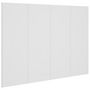 Voir la diapositive 2 : VIDAXL Tete de lit Blanc 120x1,5x80 cm Bois d'ingenierie