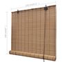 Voir la diapositive 6 : VIDAXL Store roulant Bambou Marron 120x160 cm