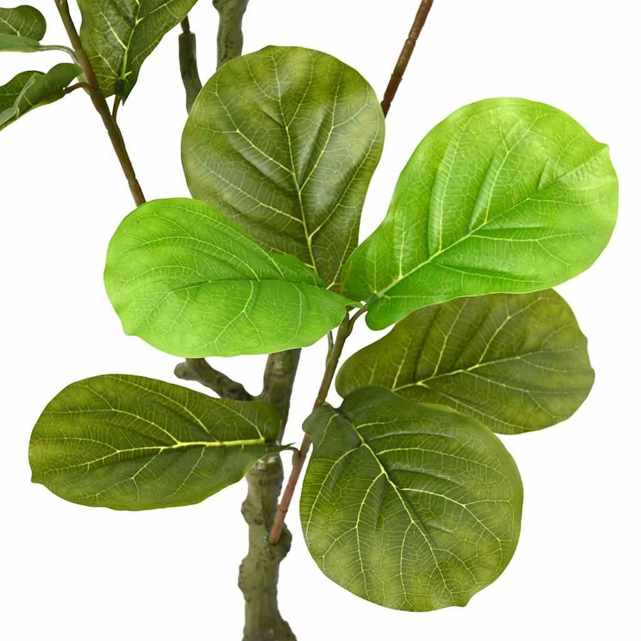 Voir la diapositive 2 : VIDAXL Ficus artificiel 30 feuilles 125 cm vert