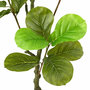Voir la diapositive 2 : VIDAXL Ficus artificiel 30 feuilles 125 cm vert