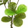 Voir la diapositive 2 : VIDAXL Ficus artificiel 30 feuilles 125 cm vert