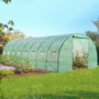 Voir la diapositive 2 : ID MARKET Serre tunnel de jardin 24M² verte gamme maraîchère DES ANDES 8x3M