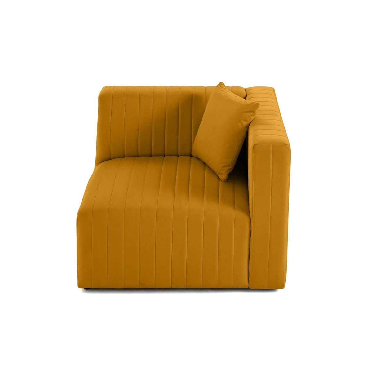 LISA DESIGN Nova - module d'assise droit - en velours