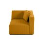 Voir la diapositive 6 : LISA DESIGN Nova - module d'assise droit - en velours