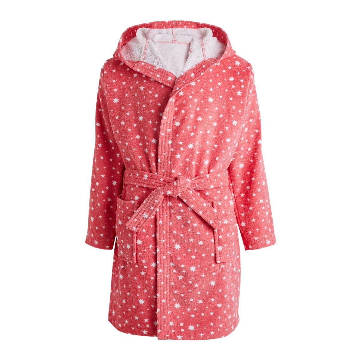 ACTUEL Peignoir fantaisie enfant en coton étoiles 360 g/m²