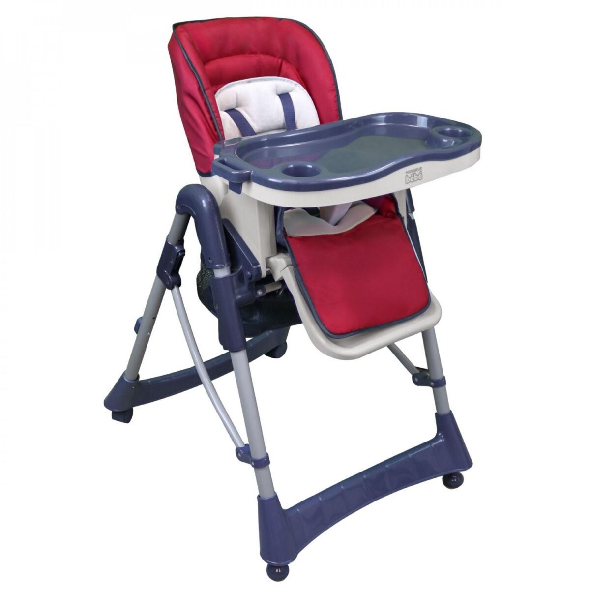 Monsieur Bébé Housse d'assise pour chaise haute bébé enfant gamme Ptit - Cléo