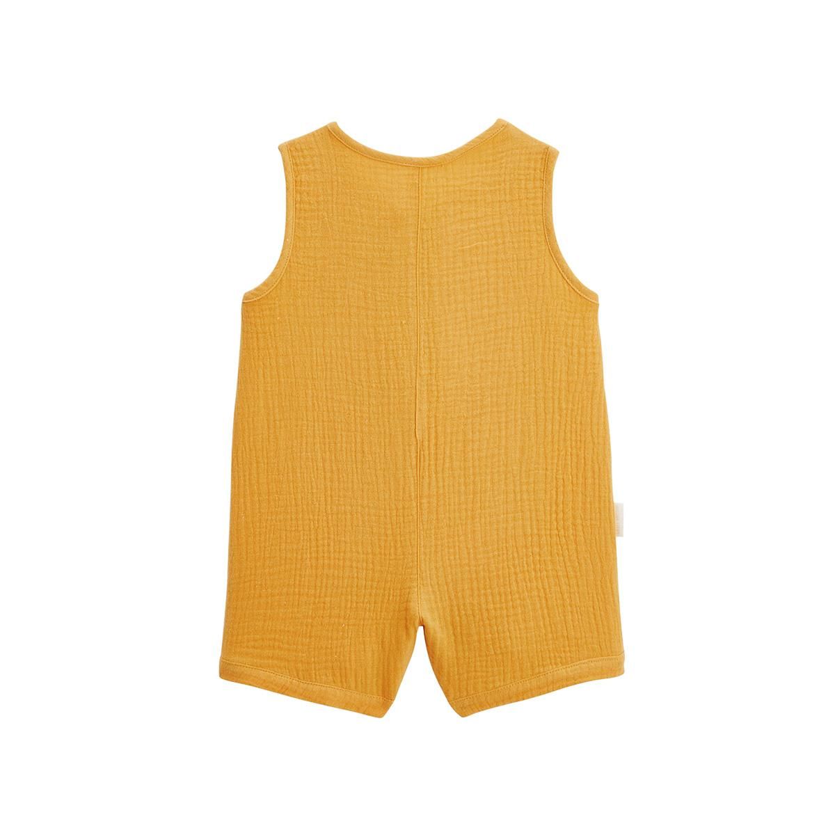 Petit Béguin Combishort bébé en gaze de coton Liwa