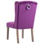 VIDAXL 3055866 Dining Chairs 4 pcs Purple Velvet (4x287956)