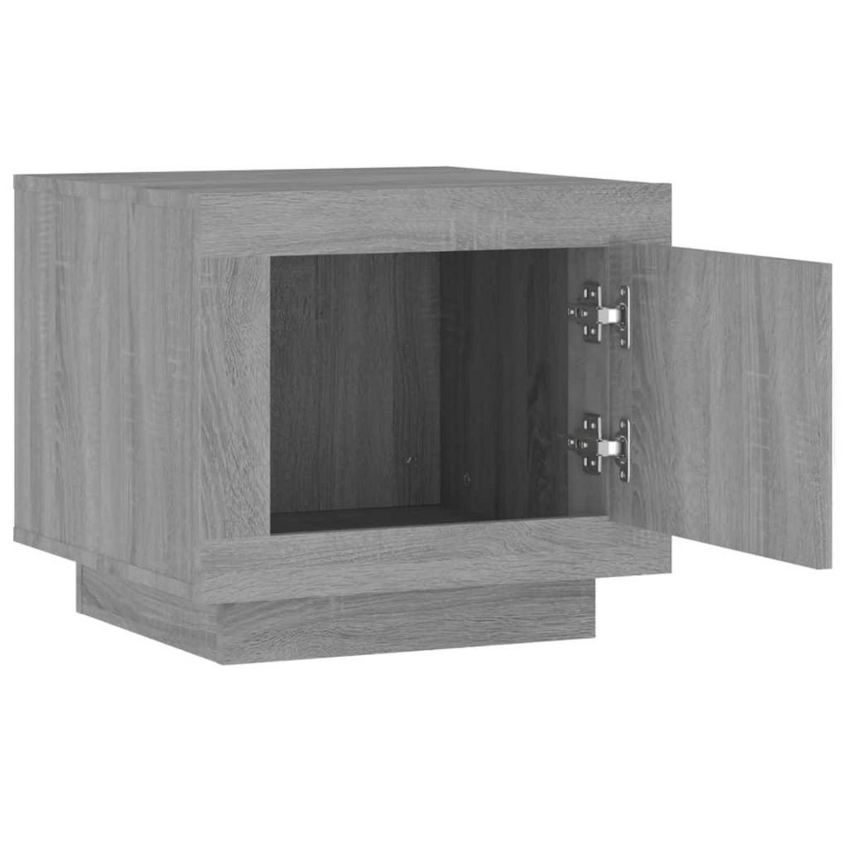VIDAXL Table basse sonoma gris 51x50x45 cm bois d'ingenierie