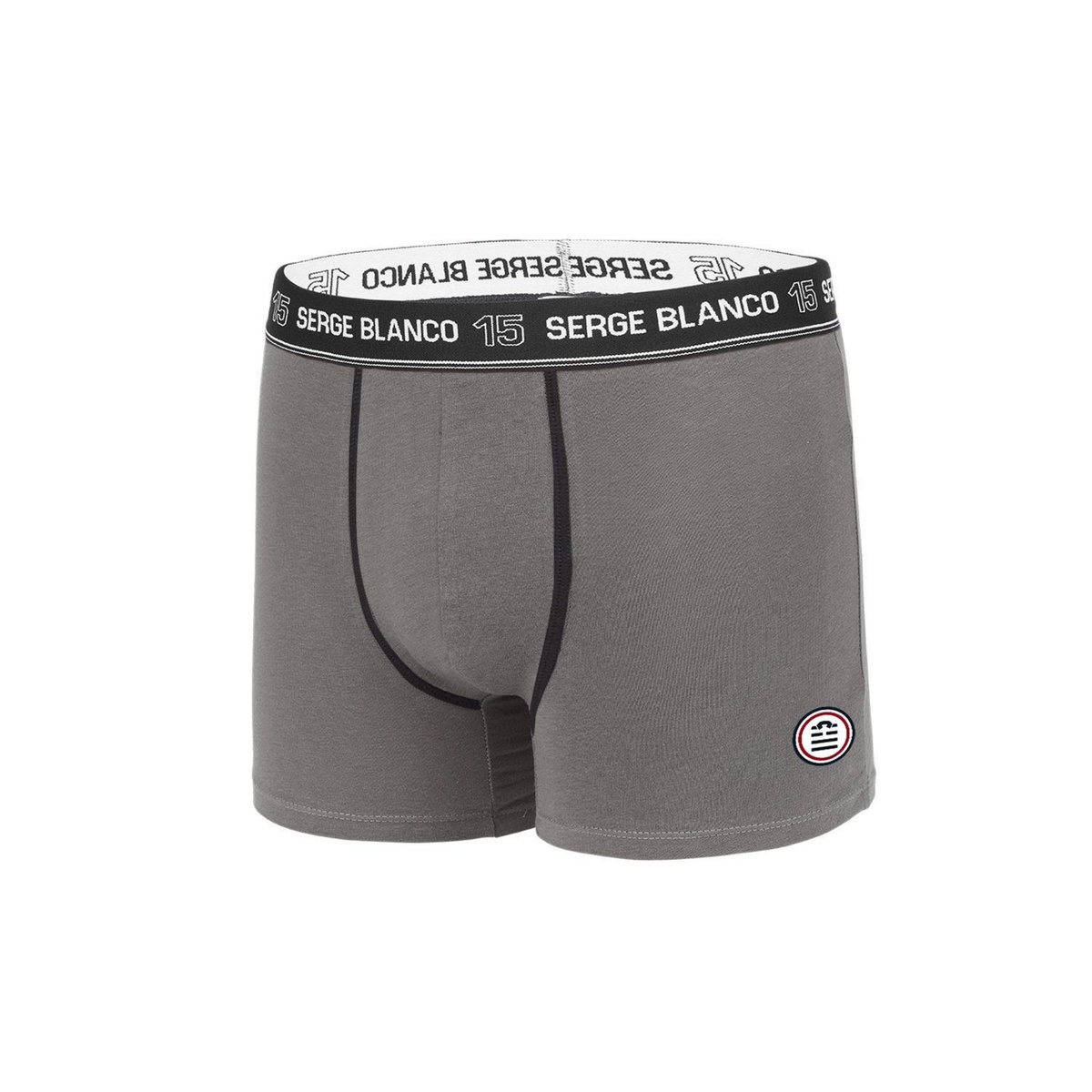 SERGE BLANCO Lot de 4 Boxers coton homme Colored Class'