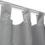 Voir la diapositive 4 : VIDAXL Rideau occultant avec boucles 2 pcs 140 x 175 cm Gris