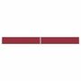 Voir la diapositive 2 : VIDAXL Auvent lateral retractable de patio 170x1200 cm Rouge