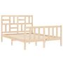Voir la diapositive 5 : VIDAXL Cadre de lit sans matelas 140x200 cm bois massif de pin