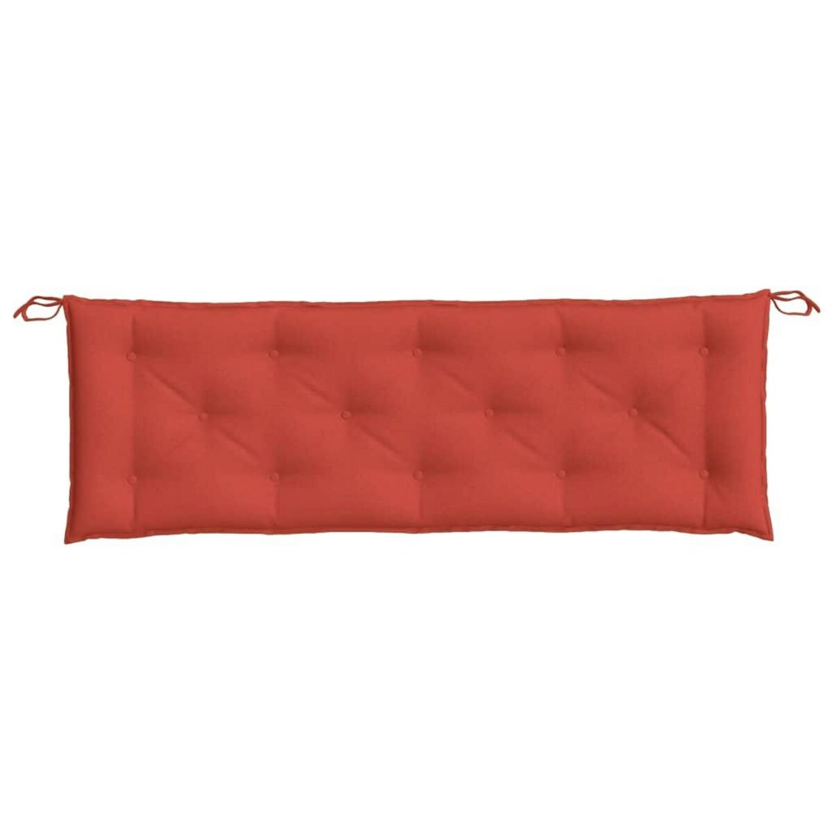 VIDAXL Coussin de banc de jardin rouge melange 150x50x7 cm tissu