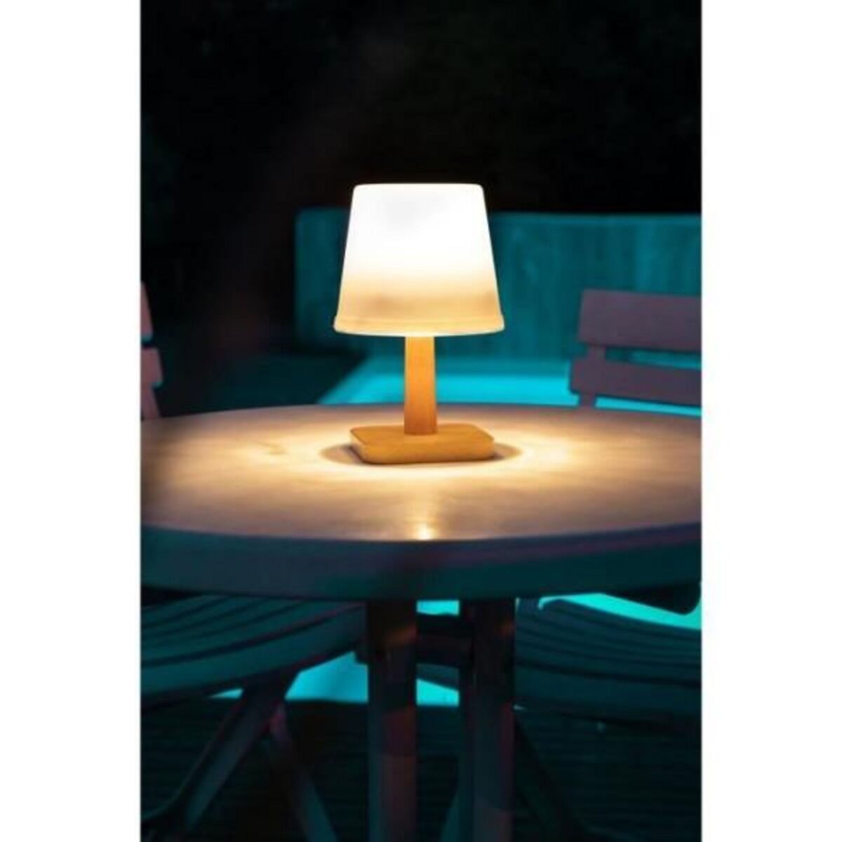 Galix Lampe de table solaire GALIX G4410 - 25 Lumens - H20 cm
