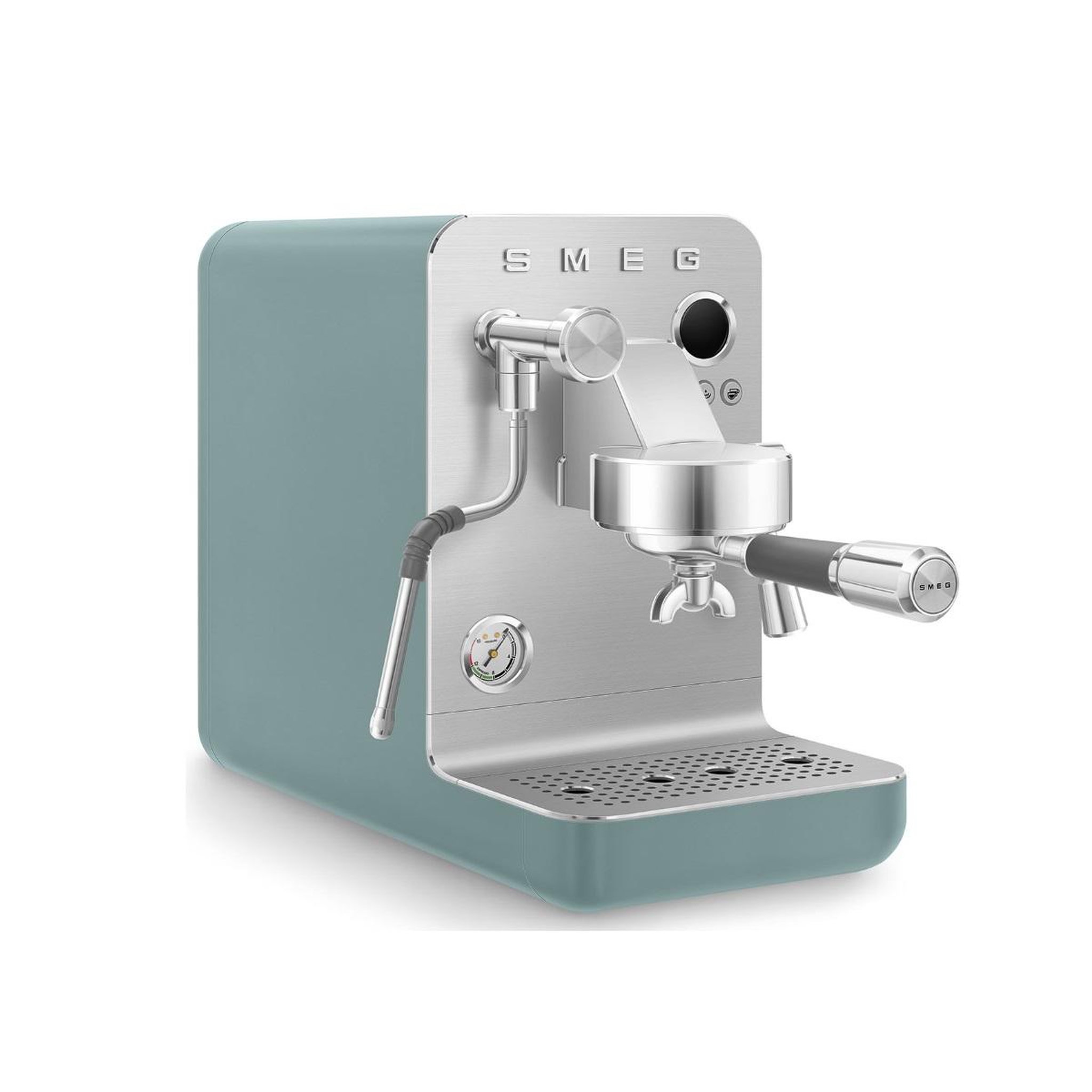 Voir la diapositive 3 : SMEG Machine à expresso 15 bars inox vert émeraude - emc02egmeu