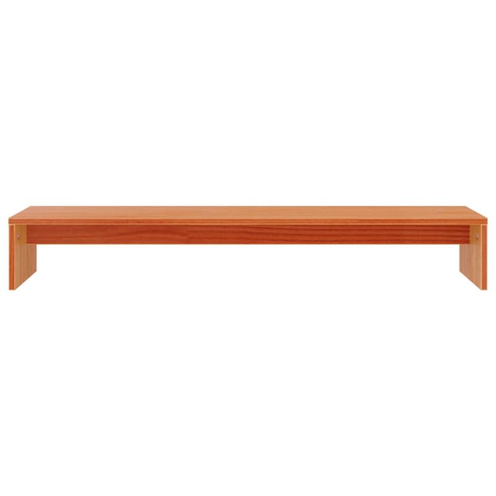 Voir la diapositive 4 : VIDAXL Support de moniteur marron miel 100x27x15 cm bois de pin solide