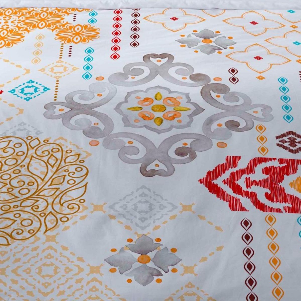 Dourev Housse de couette 240x220 MELOS + 2 taies coton 42 fils