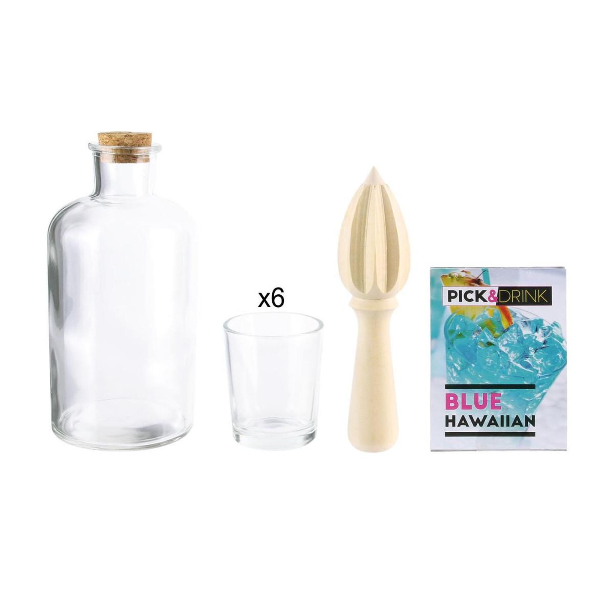 COOK CONCEPT Coffret cocktail 9 pièces  rhumerie  16cm transparent