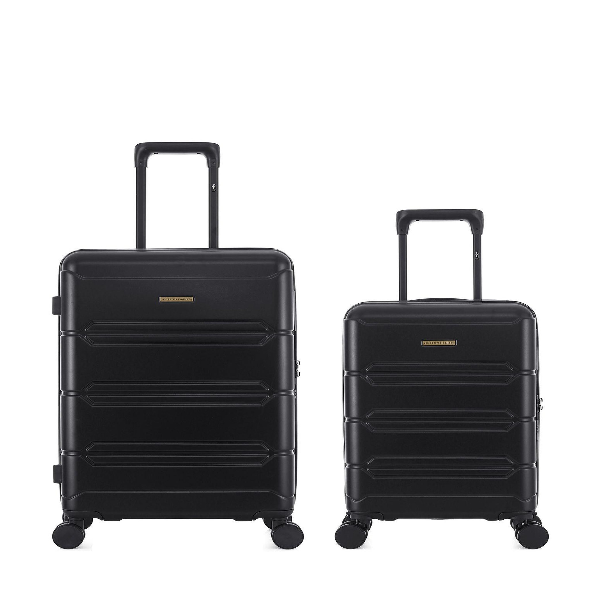 LES P'TITES BOMBES LPB Lot de 2 Valises Rigides Taille Moyenne et Cabine XS LYNDA