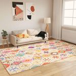 VIDAXL Tapis lavable multicolore 190x300 cm antiderapant
