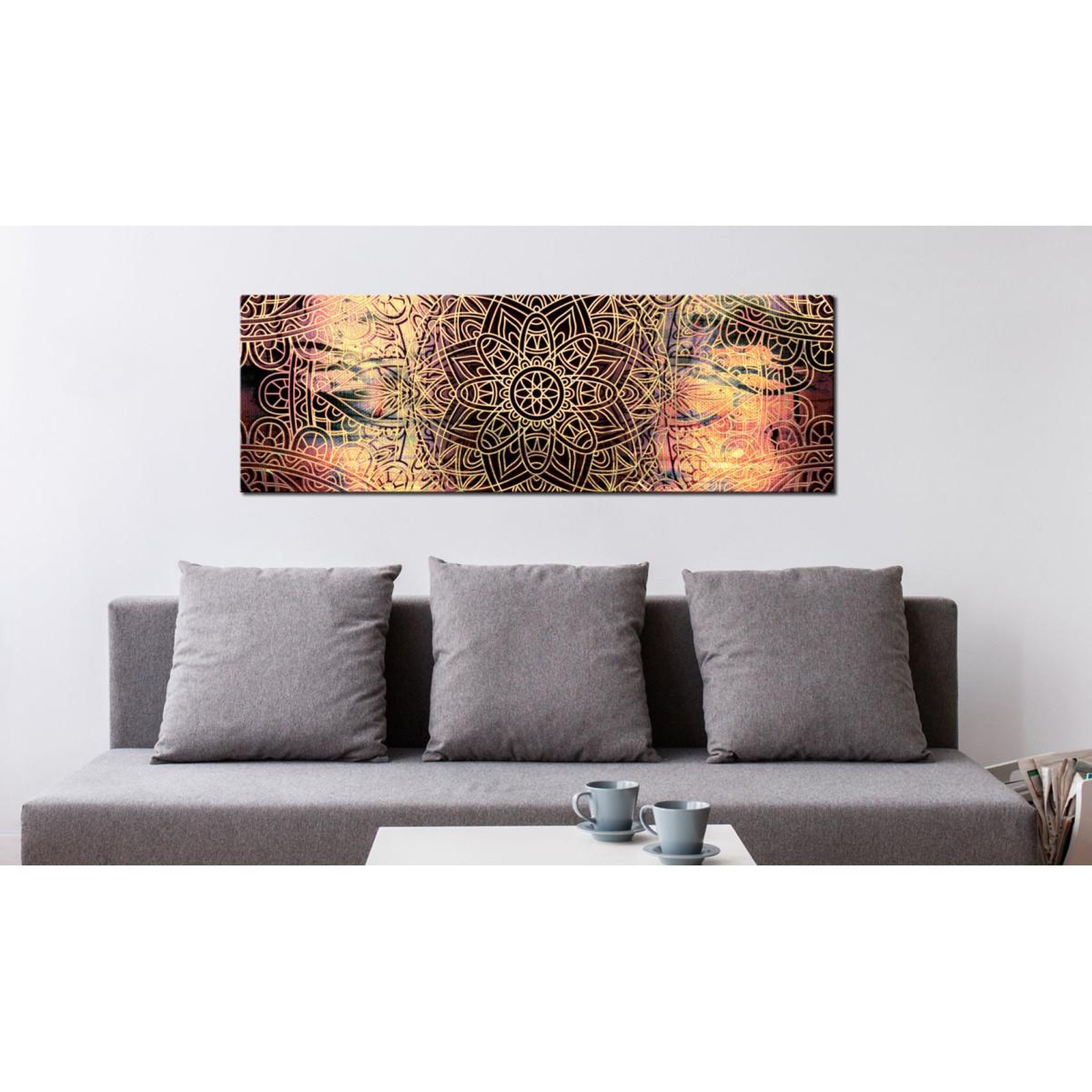 Voir la diapositive 2 : Paris Prix Tableau Imprimé  Mandala : Sunny Poetry