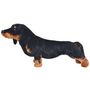 Voir la diapositive 2 : VIDAXL Jouet en peluche Chien de race Dachshund Noir XXL