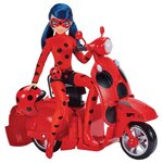 BANDAI Scooter Lucky Charm et sa poupée Lady Bug
