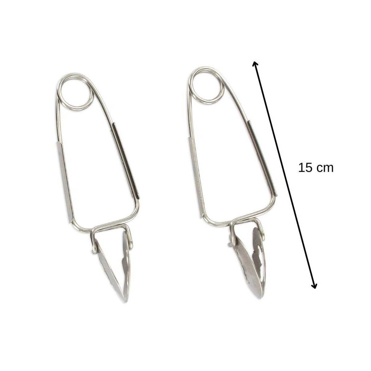 Fackelmann Lot de 4 pinces à escargots Fackelmann