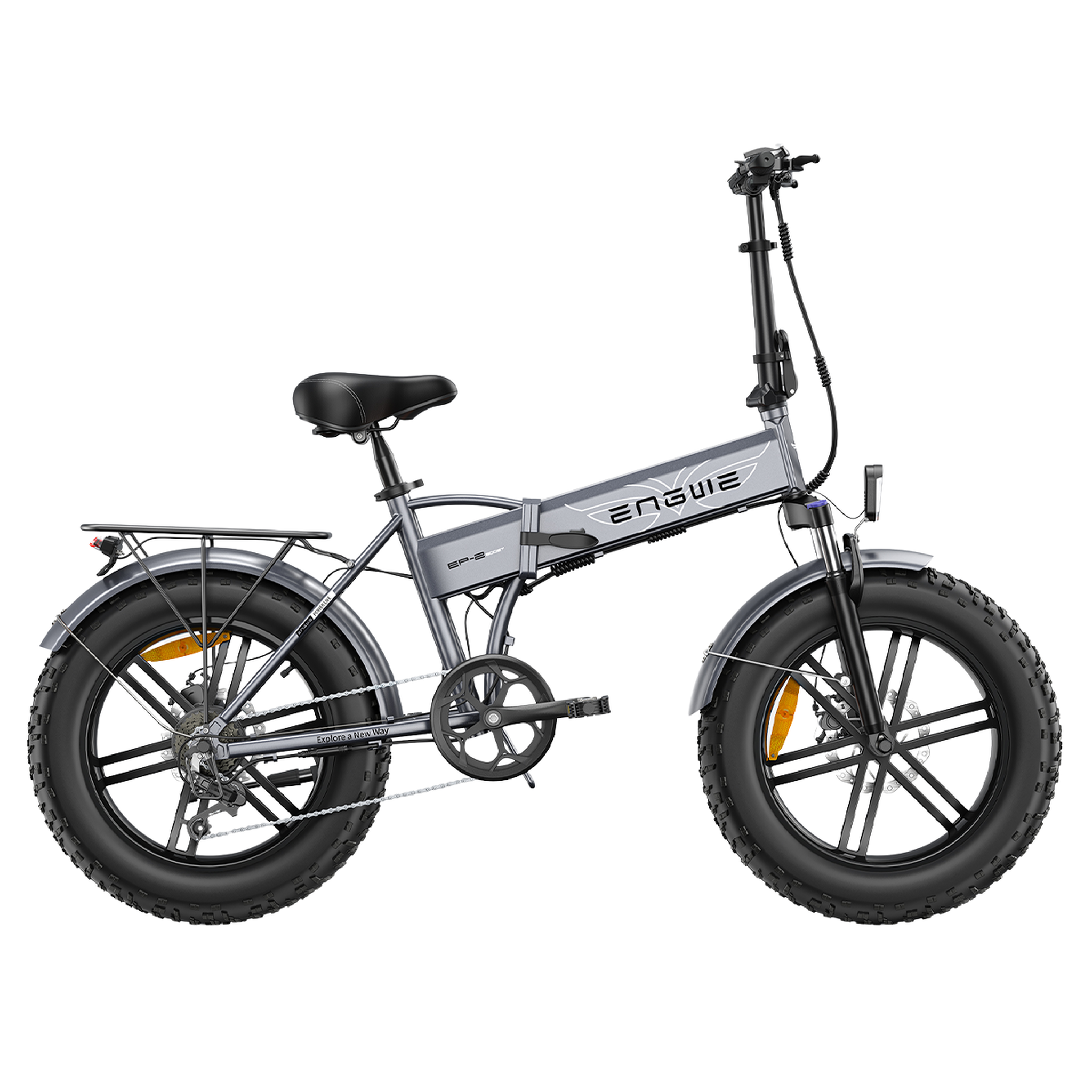 Voir la diapositive 2 : ENGWE Vélo électrique pliable ENGWE EP-2 BOOST 250W avec pneus larges 20*4.0 et autonomie de 120 km