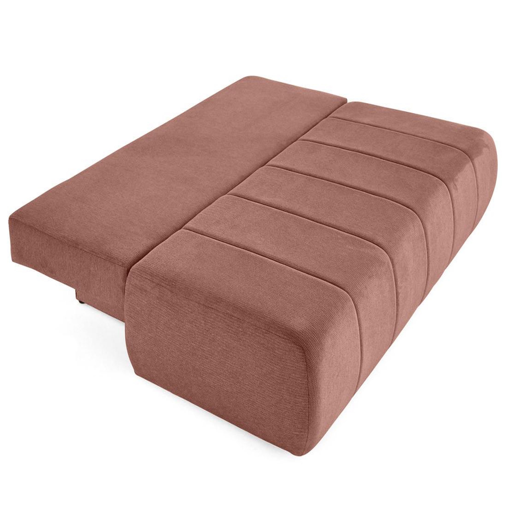 Voir la diapositive 2 : BEST MOBILIER Harper - canapé 3 places convertible avec coffre en tissu texturé
