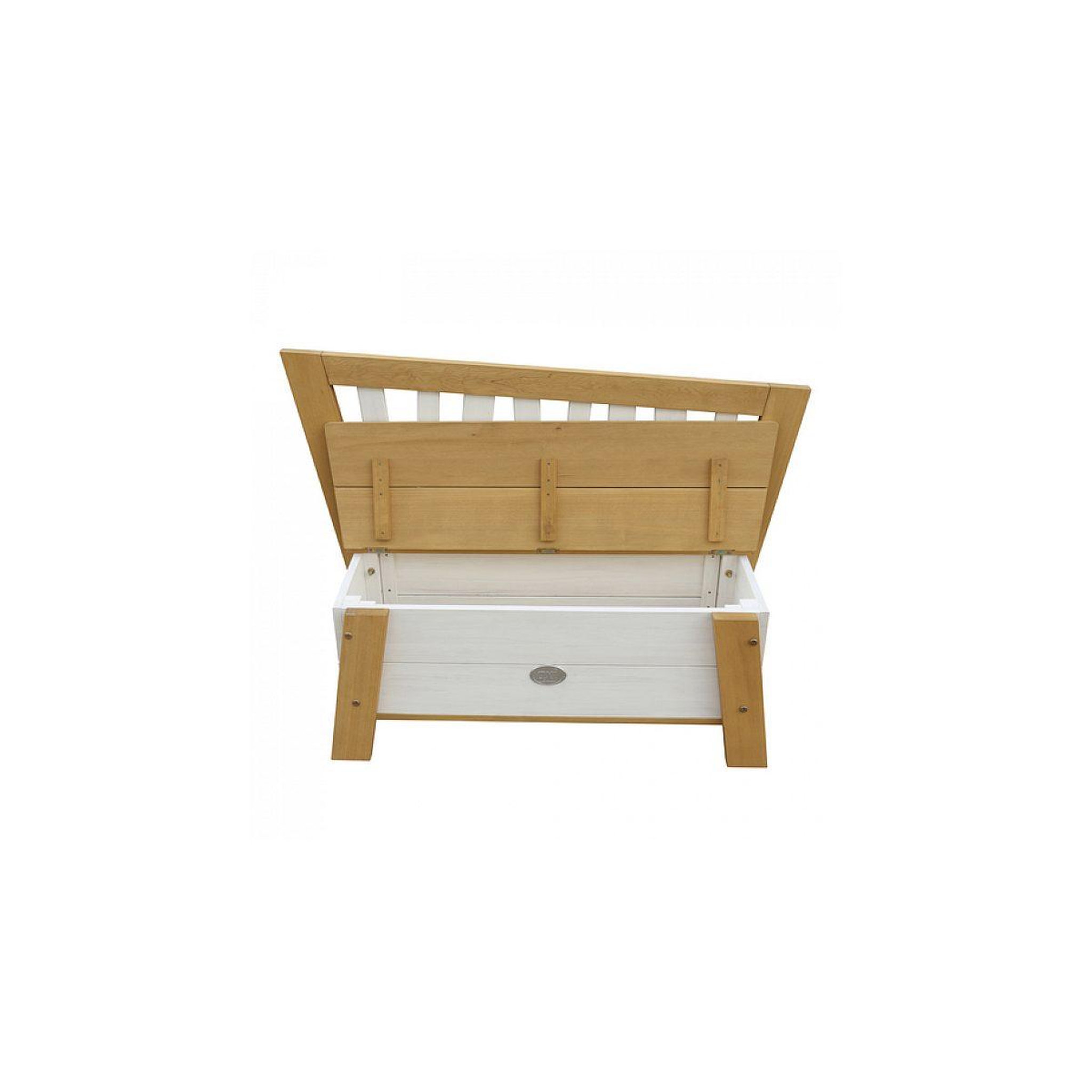 Voir la diapositive 4 : Axi House Axi banc de rangement de jouets corky marron blanc