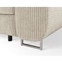 Voir la diapositive 6 : BEST MOBILIER Pablo - canapé droit 2 places avec têtières ajustables - en velours côtelé