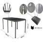 Voir la diapositive 3 : Habitat et Jardin Pergola bioclimatique en aluminium avec rideau et moustiquaire  Kensington  - 3 x 5 m - Gris