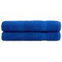 Voir la diapositive 1 : VIDAXL Serviettes de sauna de qualité supérieure SOLUND 2 pcs bleu