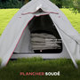 Voir la diapositive 5 : OUTSUNNY Tente de camping 1-2 pers. double toit étanche 2000 mm sac de transport gris