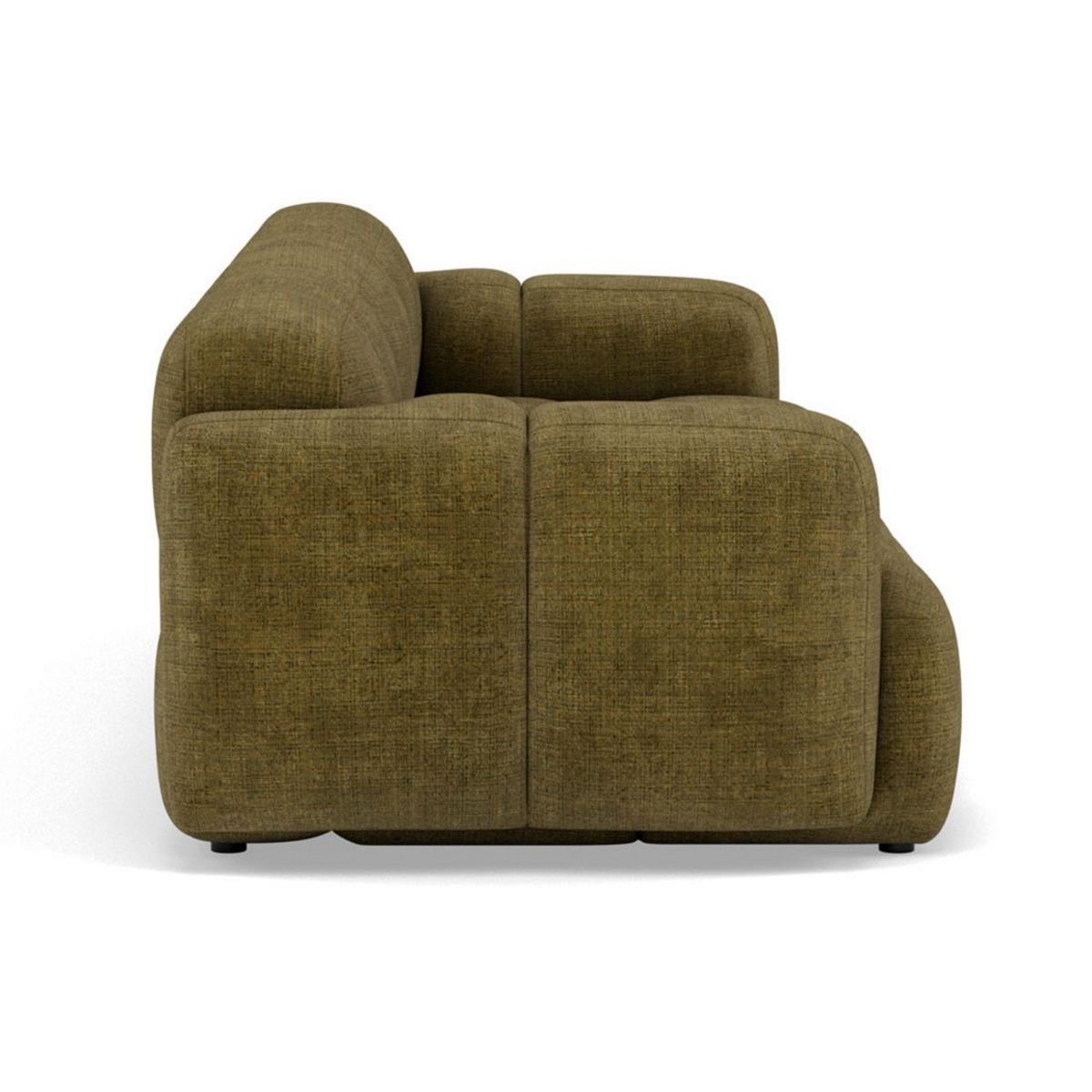 LISA DESIGN Grace - canapé modulable 3 places en velours texturé