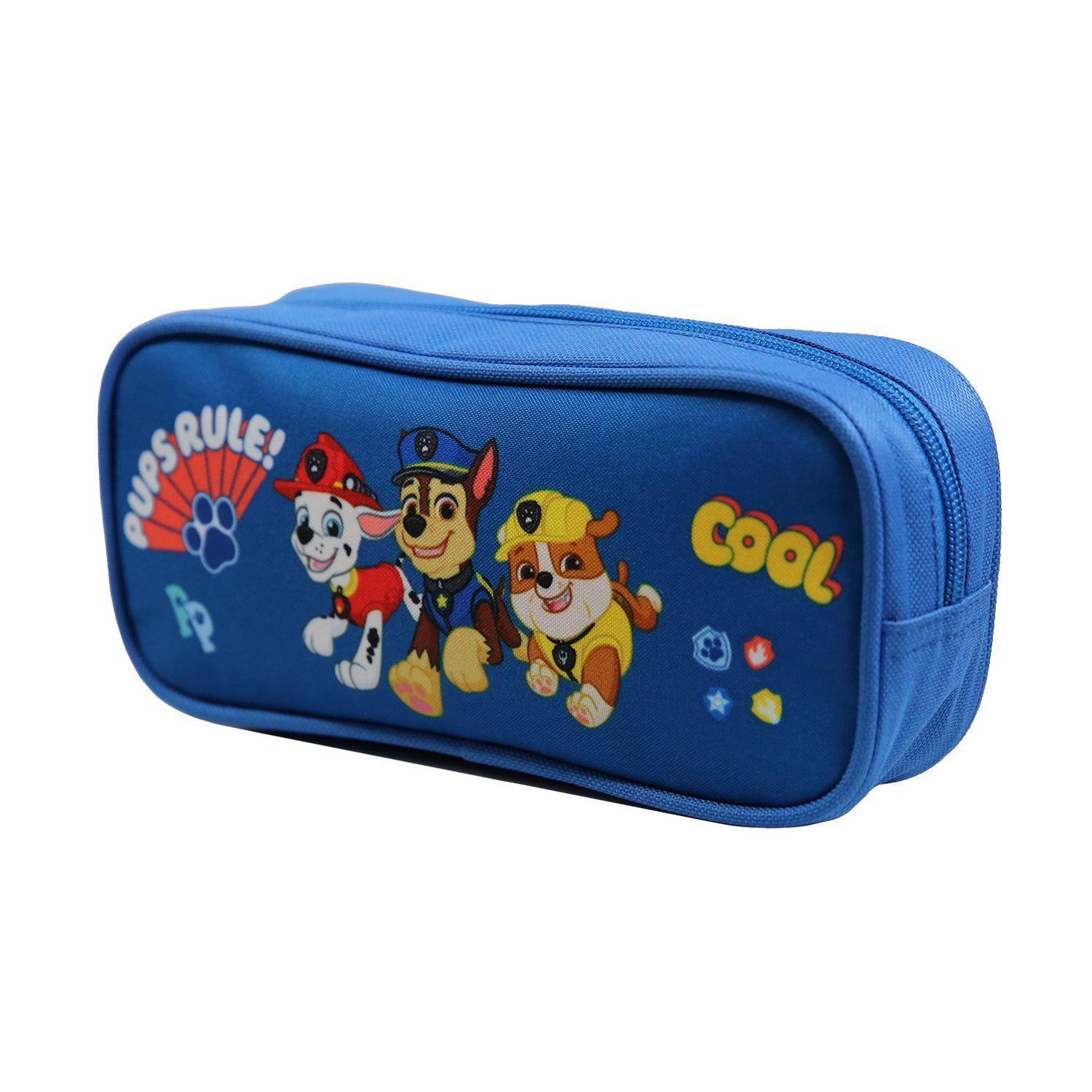 Voir la diapositive 2 : Bagtrotter Trousse scolaire rectangulaire Pat'Patrouille Bleue Bagtrotter