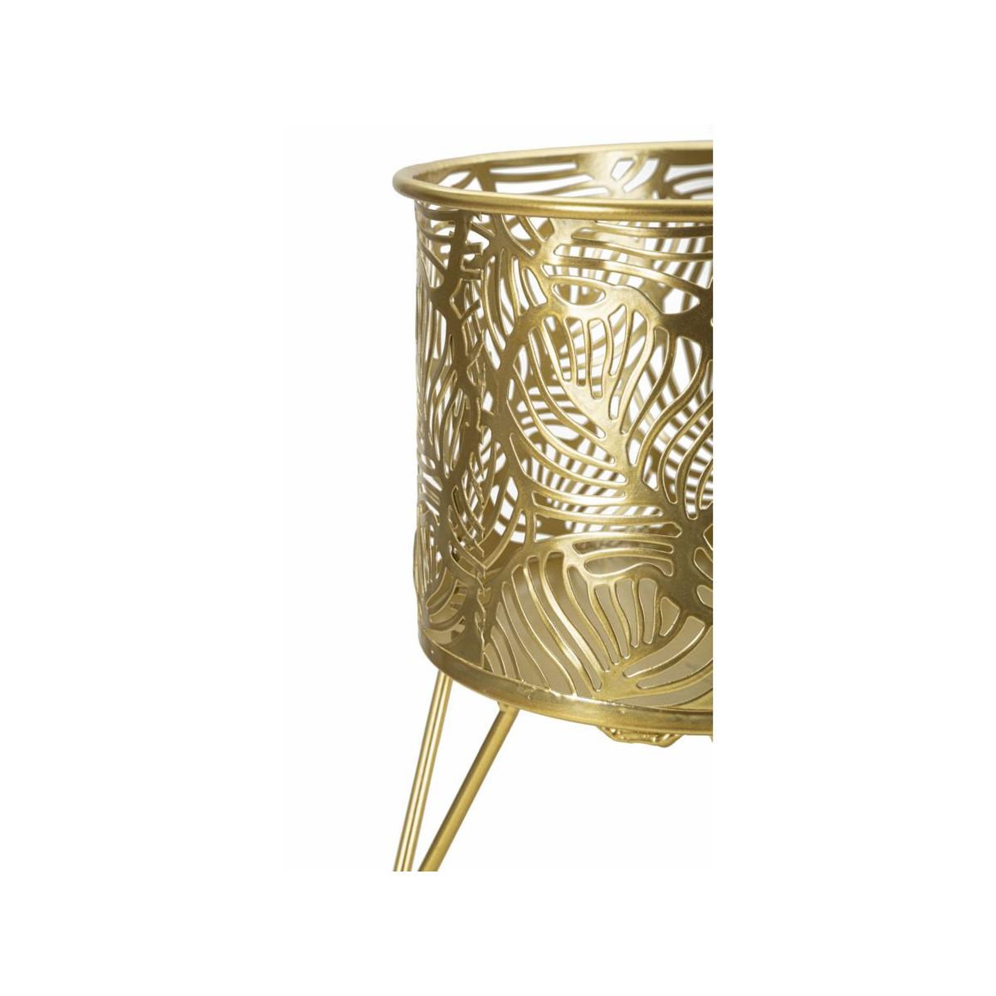Voir la diapositive 4 : Paris Prix Lot de 2 cache-pots design  naty  20cm or