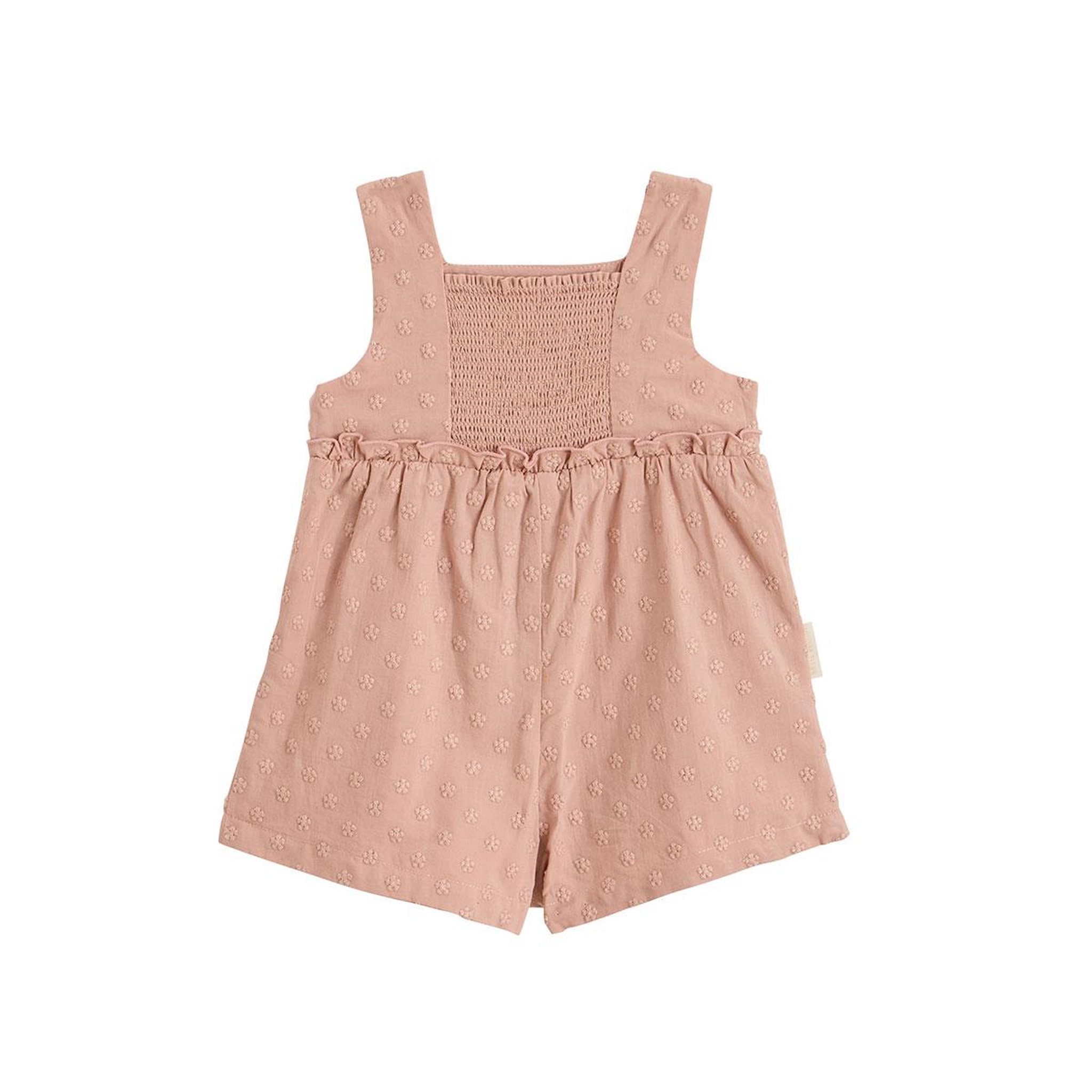 Voir la diapositive 3 : Petit Béguin Barboteuse bébé en broderie anglaise + headband poésie d'été