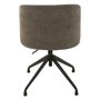 Voir la diapositive 4 : Paris Prix Chaise Pivotante Design  Gena  56cm Gris Foncé