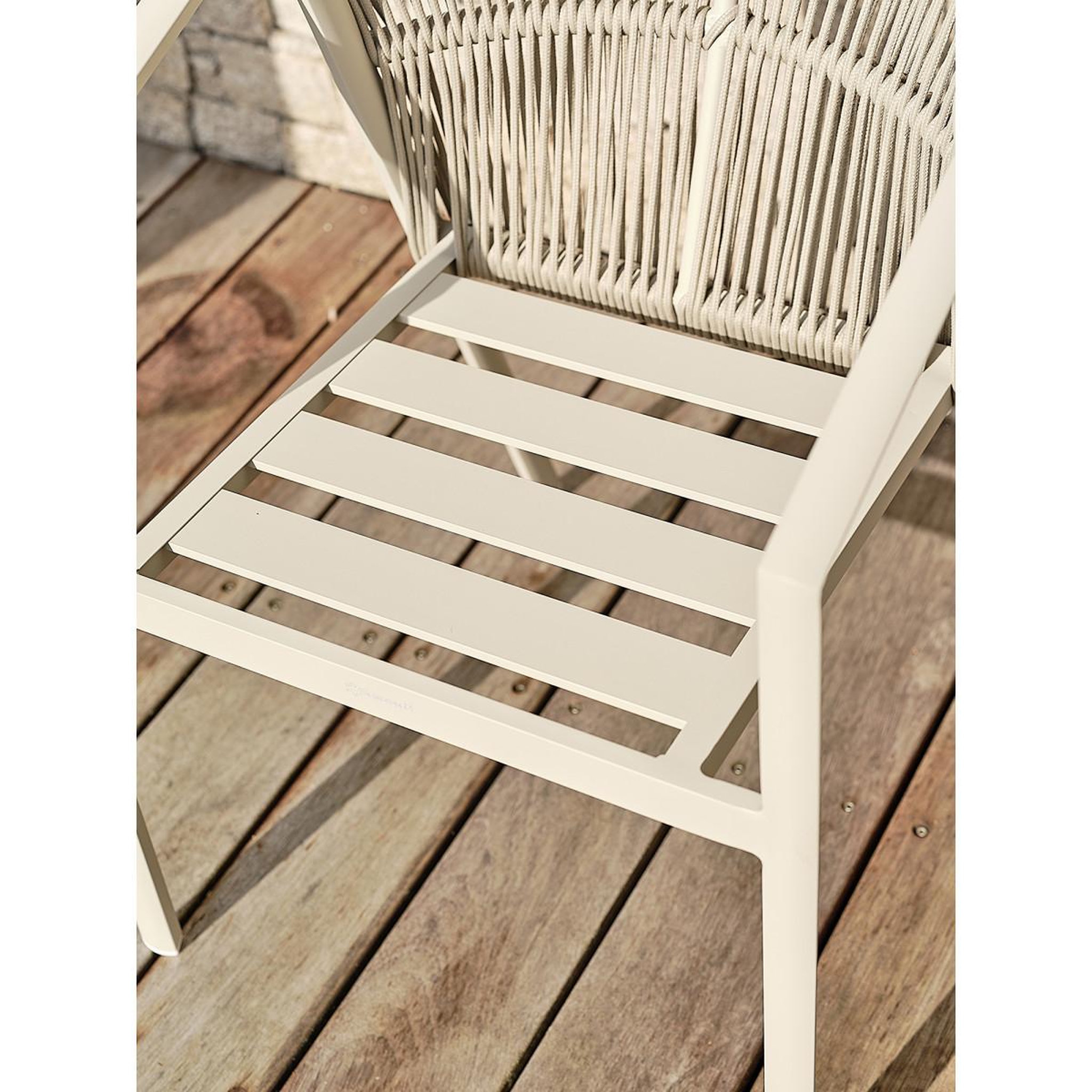 Voir la diapositive 5 : Paris Prix Fauteuil de jardin empilable  gambi  79cm grège
