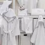 Sensei Maison Poncho de bain enfant en coton peigné Zéro Twist BABY SOFT OURS - Taille unique (4 - 8 ans)
