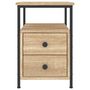 Voir la diapositive 5 : VIDAXL Table de chevet chene sonoma 34x35,5x50 cm bois d'ingenierie