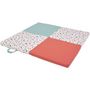 Voir la diapositive 2 : TINEO Tapis d'éveil Malin - TINEO - Tapis évolutif multifonction 3-en-1 - 120 x 120 cm - Géométrique / Animaux rigolos