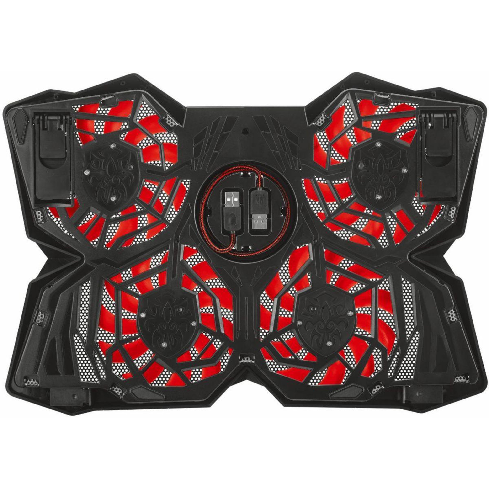 Voir la diapositive 2 : Trust Support ordinateur portable Gaming GXT278 4 ventilateurs
